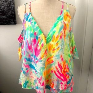 NWT Lilly Pulitzer blouse off-shoulder
